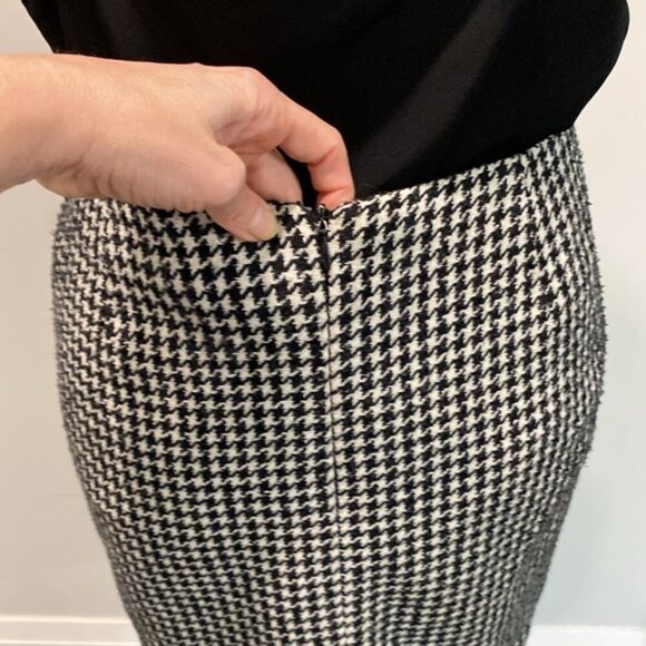 Melanie Lyne white and black pencil skirt size large - Picture 7 of 12